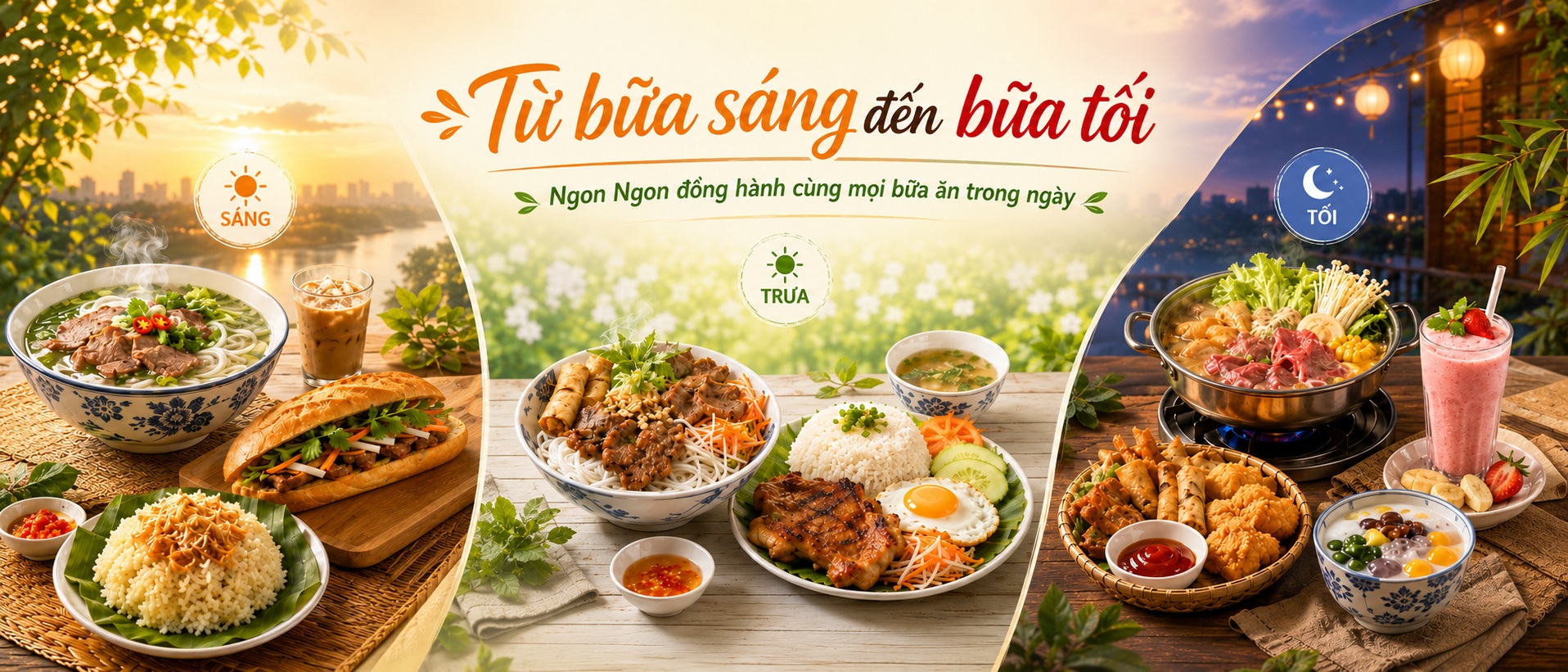 Từ bữa sáng đến bữa tối